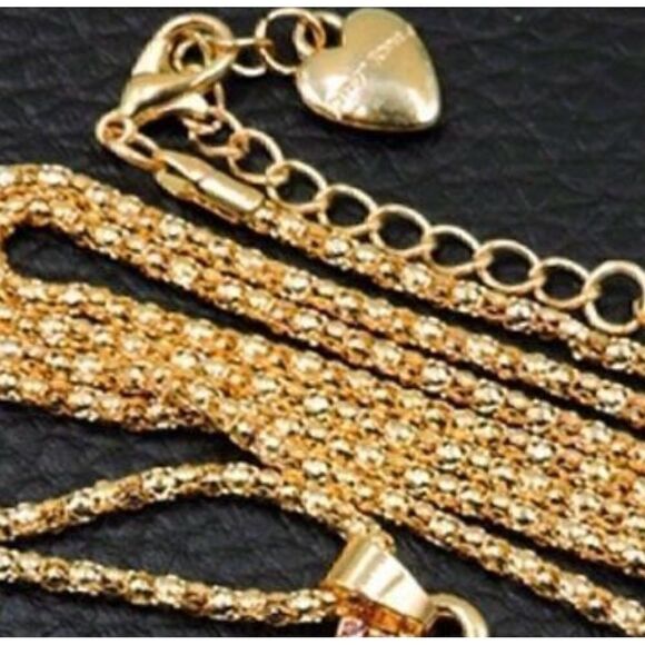 ♥️ Betsey Johnson Sparkling Jolly Santa Claus pendant necklace ♥️ - Picture 5 of 6